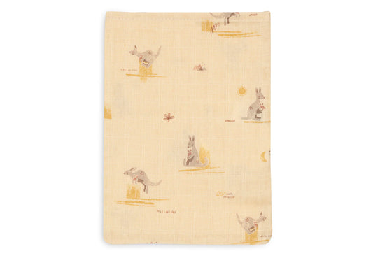 Gant de Toilette Gaze de Coton - Kangaroots - 3 Unités