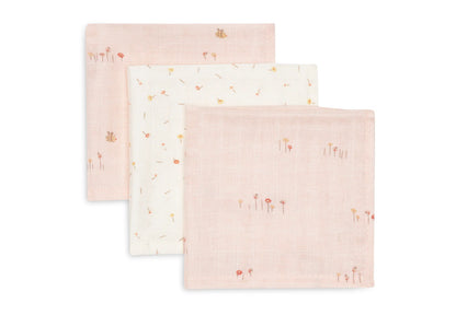 Serviette Gaze de Coton 31x31cm - Pretty Picnic - 3 Unités