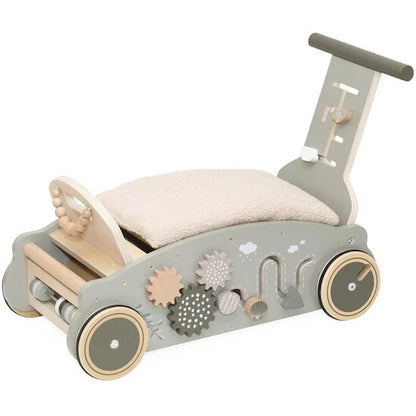 Porteur en bois 3-en-1  - Vert Olive