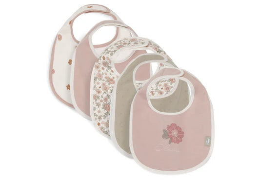 Bavoir Imperméable Retro Flowers (pack de 5)