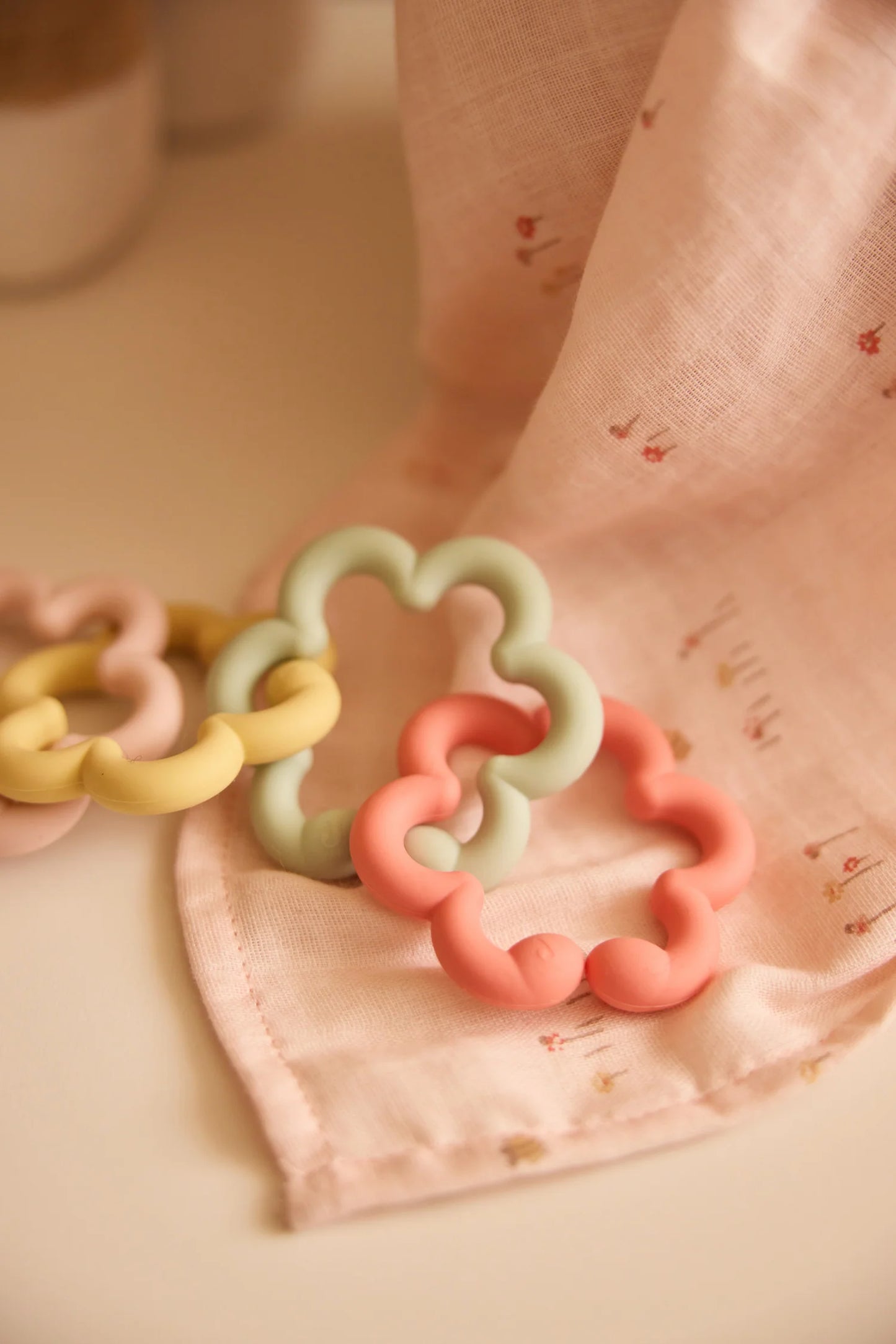 Jeu d'anneaux Silicone - Flowers