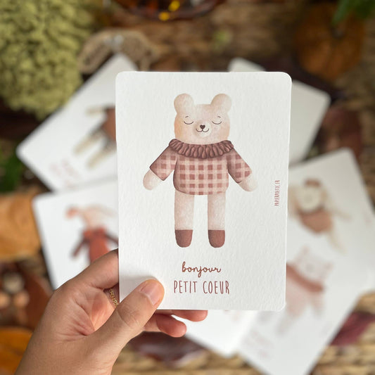 Carte Postale  “Doudou Ours blanc"
