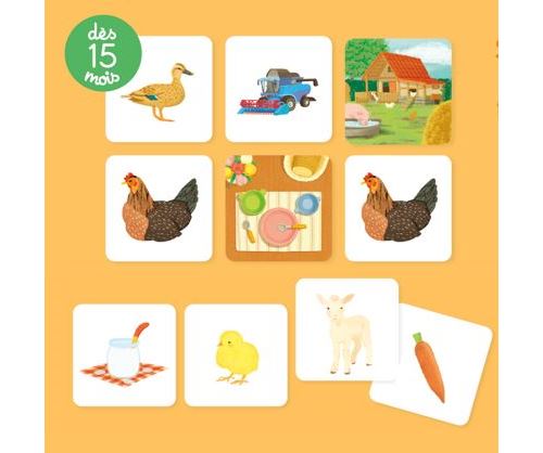 À la ferme – Mon coffret de mise en paires