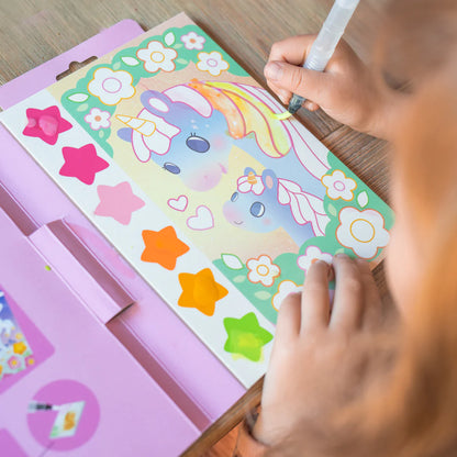 Kit de peinture aquarelle - Licornes