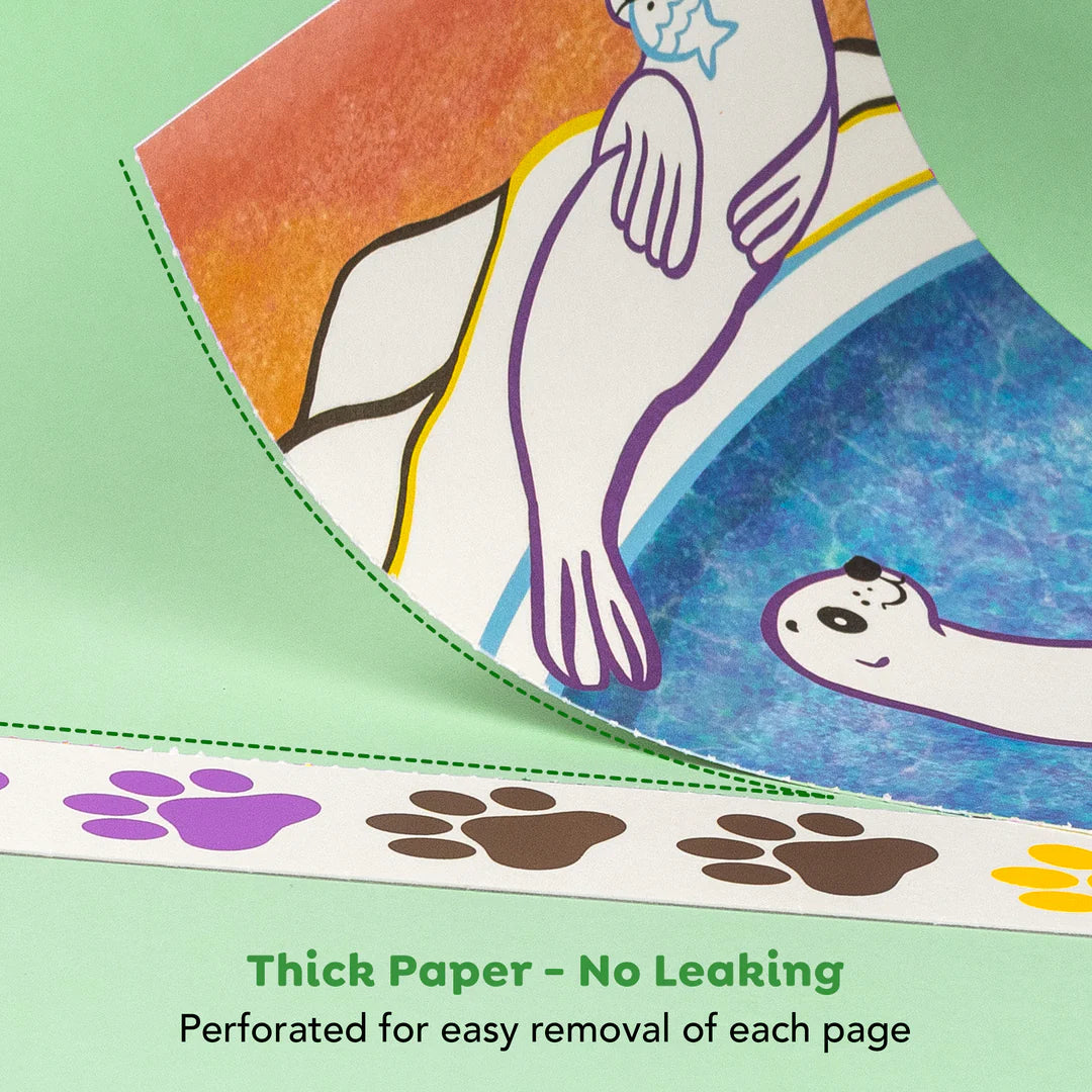 Kit de peinture aquarelle - Animaux sauvages