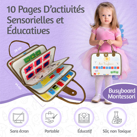 Busyboard montessori beige