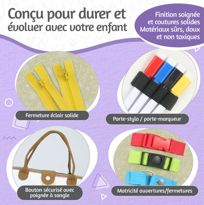 Busyboard montessori beige