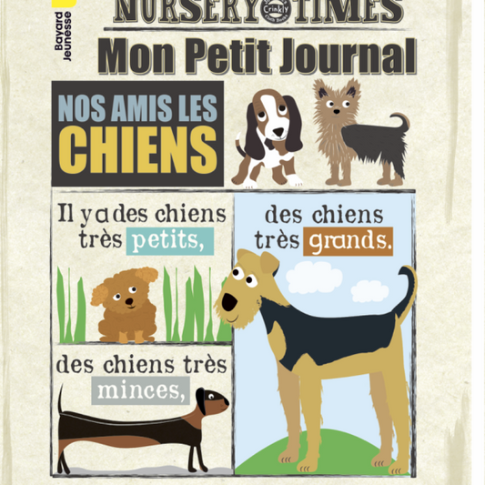 Mon journal en tissu - Les chiens