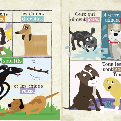 Mon journal en tissu - Les chiens