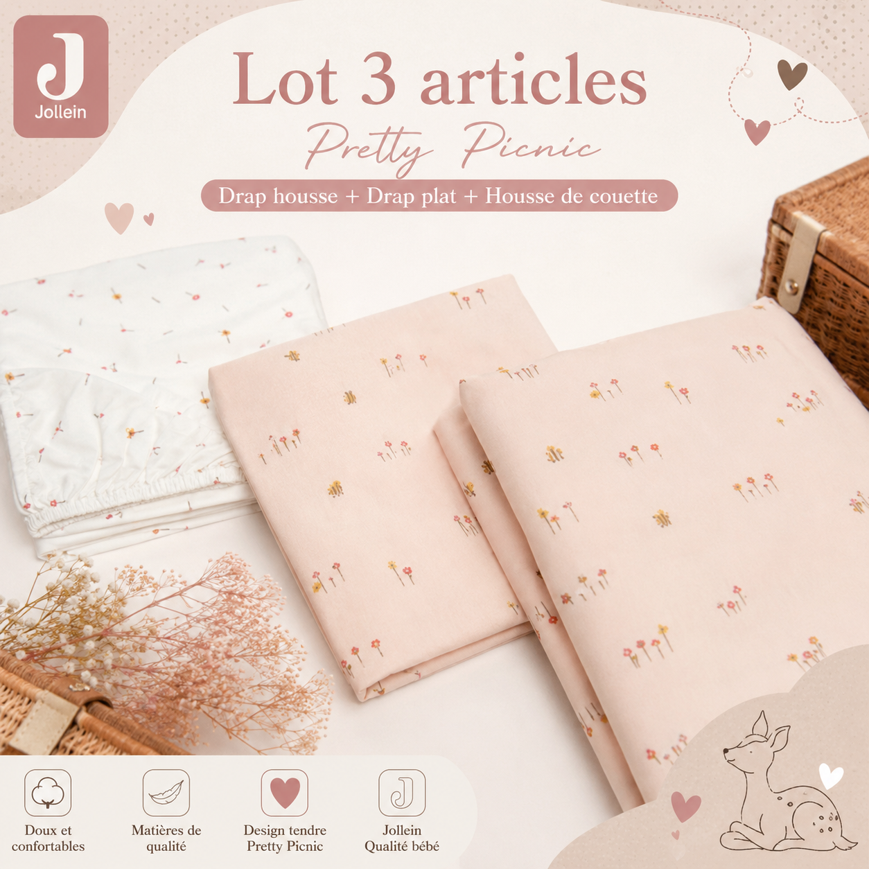 Lot Drap Pretty picnic