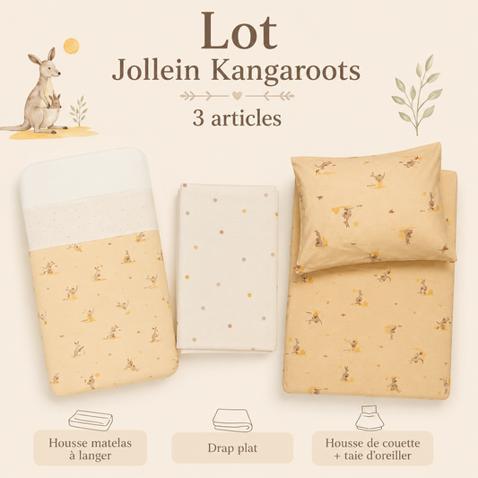 Lot N°2 drap kangaroots