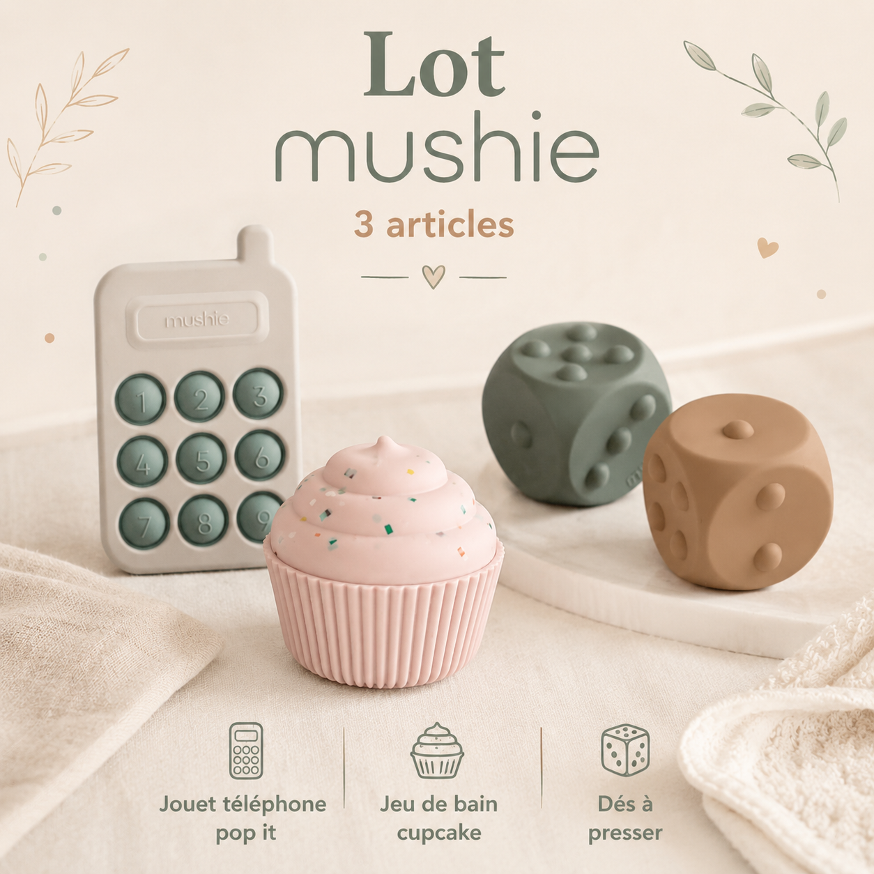 Lot Jeux Mushie