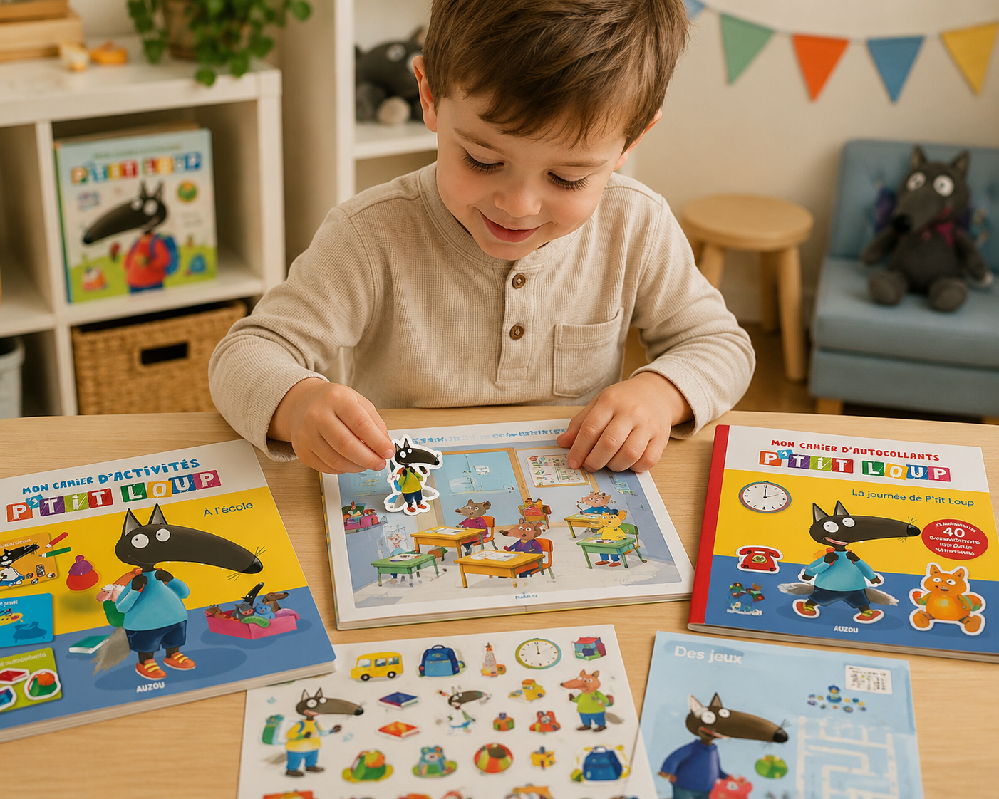 Mon Cahier d'Activités P'tit Loup – À l'école
