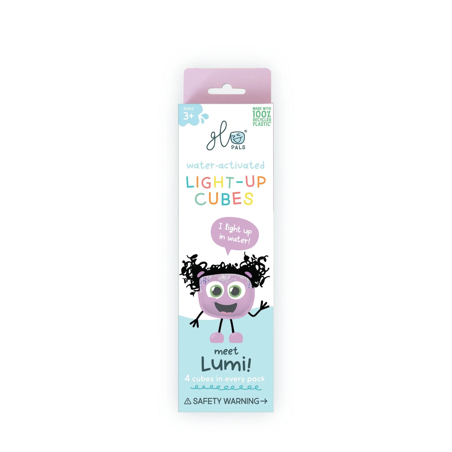 Pack 4 cubes lumineux (7 coloris au choix)