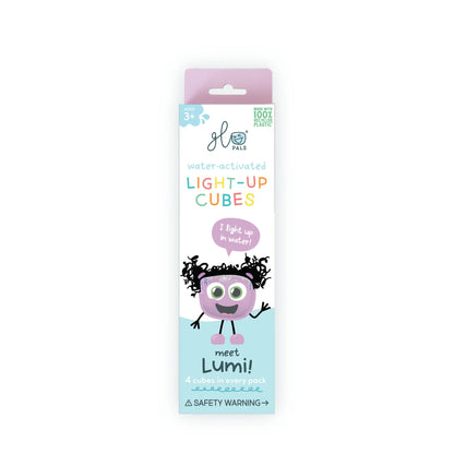 Pack 4 cubes lumineux (7 coloris au choix)