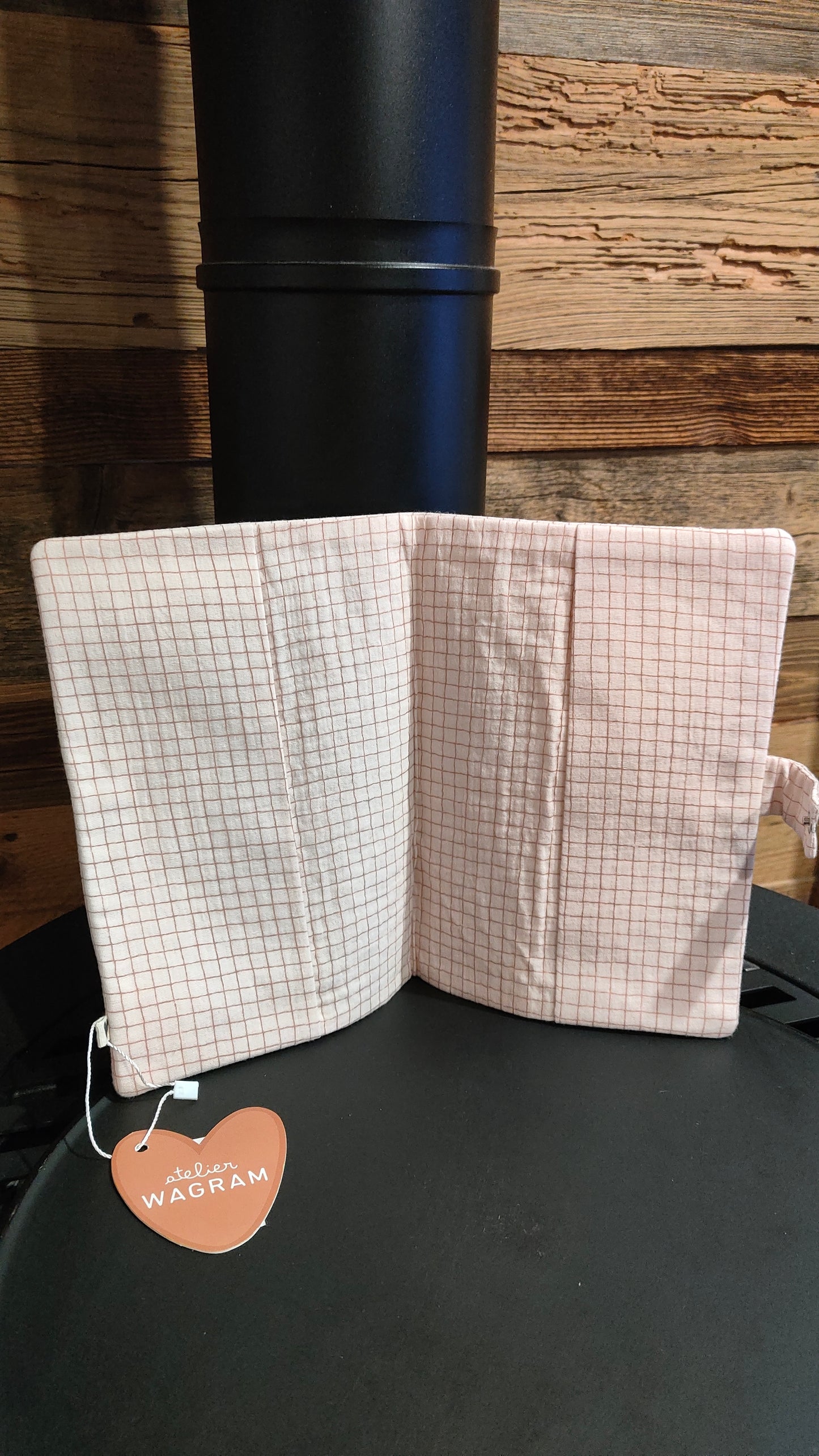 Protège carnet de santé gaze petits carreaux - Mon carnet de santé