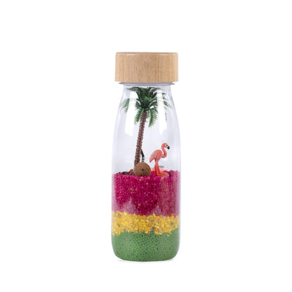 Bouteille sensorielle espion - Flamand rose
