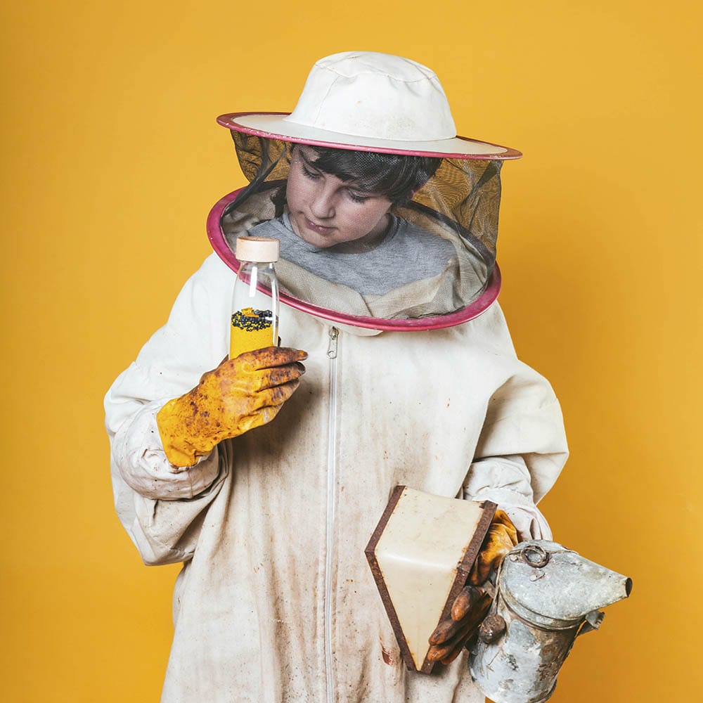 Bouteille sensorielle sonore - Abeilles