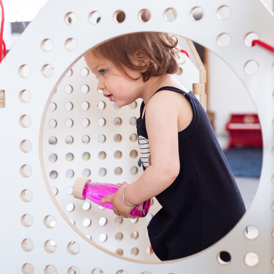 Bouteille flottante - Rose