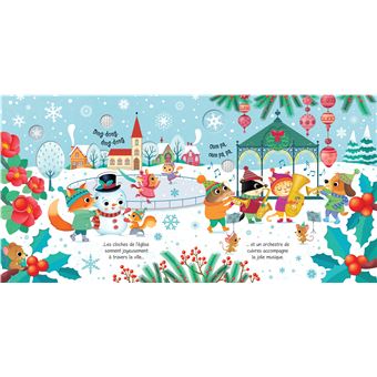 L'hiver en fête - Mon livre sonore à toucher