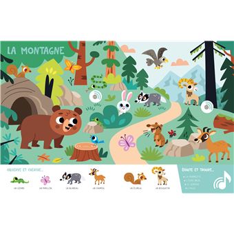 Le cherche et trouve sonore de mes 2 ans - Les animaux