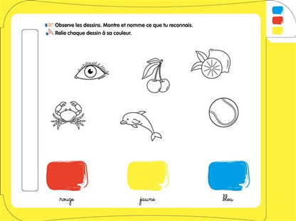 Les Livres-Ardoises Montessori – Je découvre les couleurs