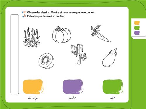 Les Livres-Ardoises Montessori – Je découvre les couleurs