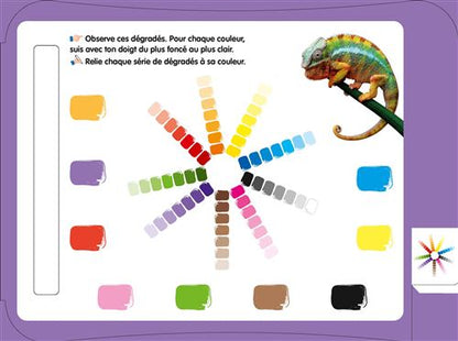 Les Livres-Ardoises Montessori – Je découvre les couleurs