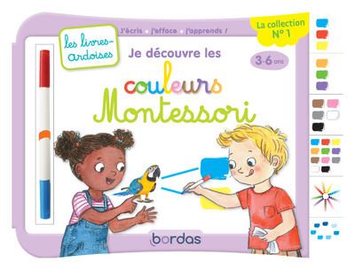 Les Livres-Ardoises Montessori – Je découvre les couleurs
