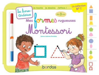 Les Livres-Ardoises Montessori – Mes Formes Rugueuses