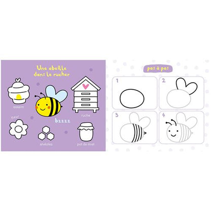 Mon ardoise magique pour dessiner pas à pas - Petites bêtes