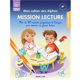 Mon cahier des Alphas - Mission Lecture