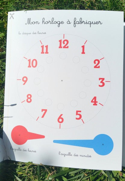 Mon Cahier Montessori – J'apprends à lire l'heure
