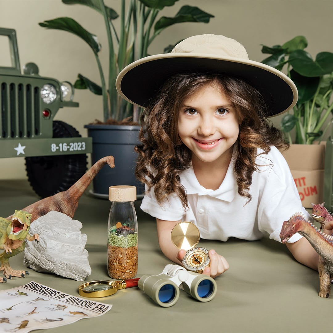 Bouteille sensorielle espion - Jurassic