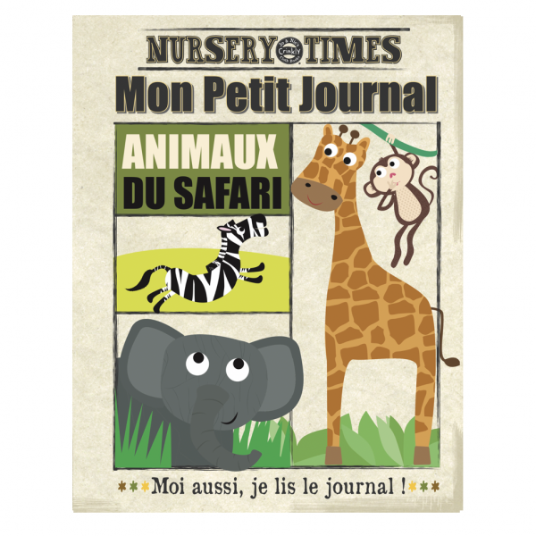 Mon journal en tissu - Le safari