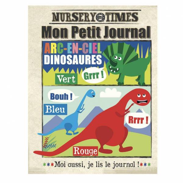 Mon journal en tissu - Les dinosaures