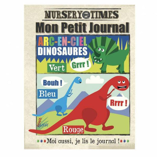 Mon journal en tissu - Les dinosaures