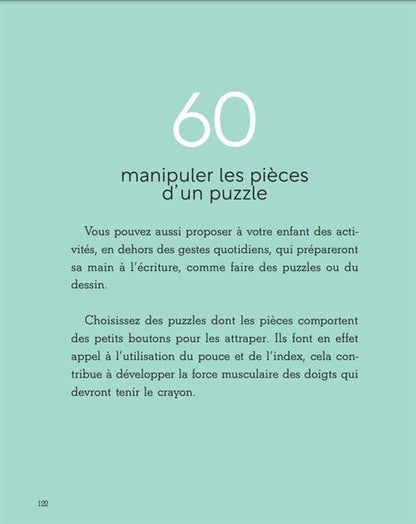 Préparer mon enfant à écrire et à lire – 100 activités Montessori