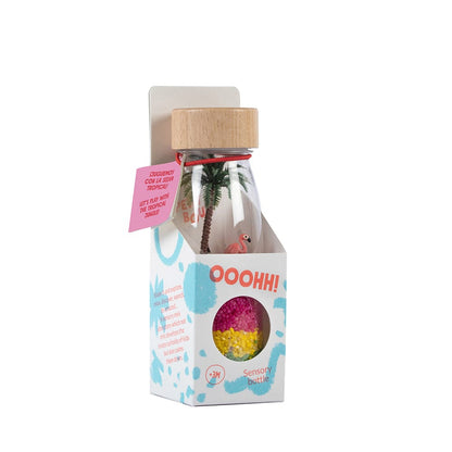 Bouteille sensorielle espion - Flamand rose