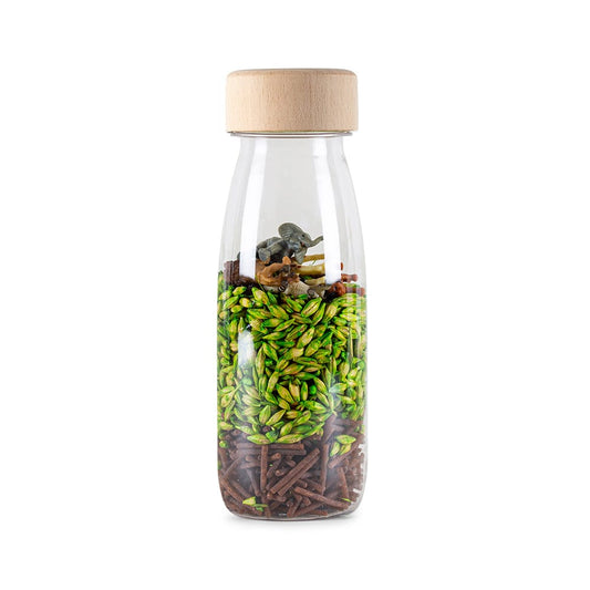 Bouteille sensorielle espion - Jungle
