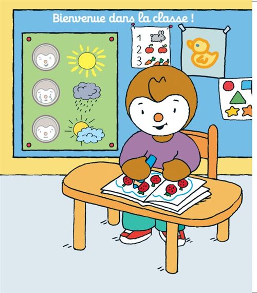 T'choupi mes gommettes de l'école