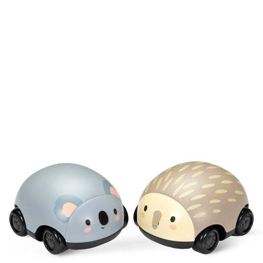 Voitures à friction - Koala et Porc-épic