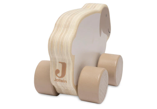 Jouet en Bois à Roulettes - Agneau