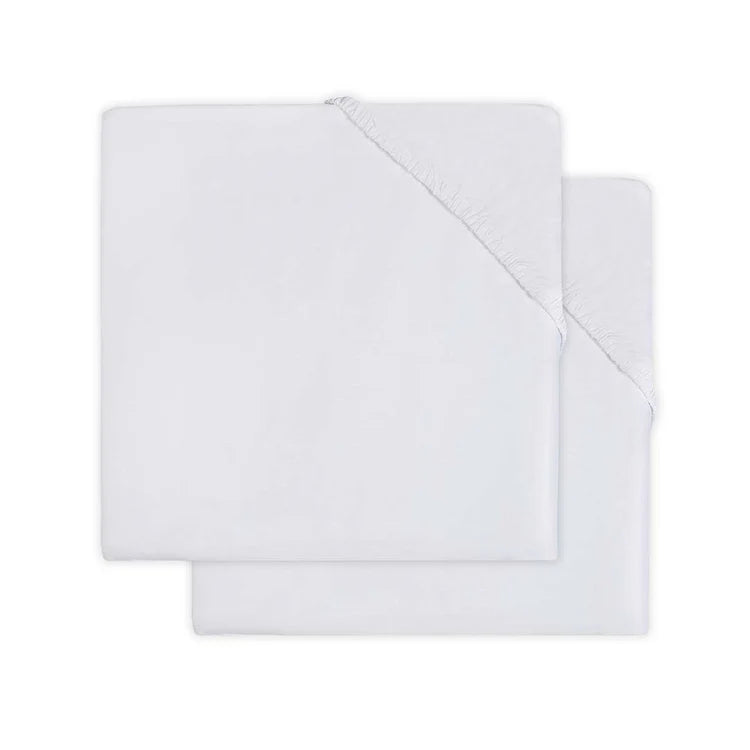 Drap-housse  alèse Molleton 40/50x80/90cm - Blanc - 2 Unités