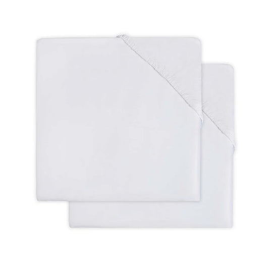 Drap-housse  alèse Molleton 40/50x80/90cm - Blanc - 2 Unités