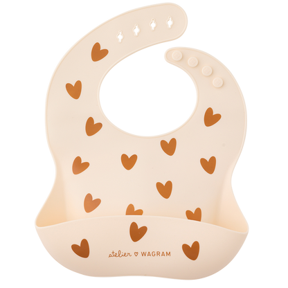 Bavoir silicone ( divers coloris)