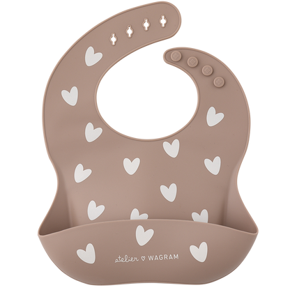 Bavoir silicone ( divers coloris)