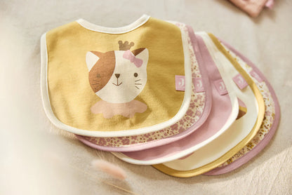 Bavoir Jersey imperméable - Flower Fairies - 5 Unités