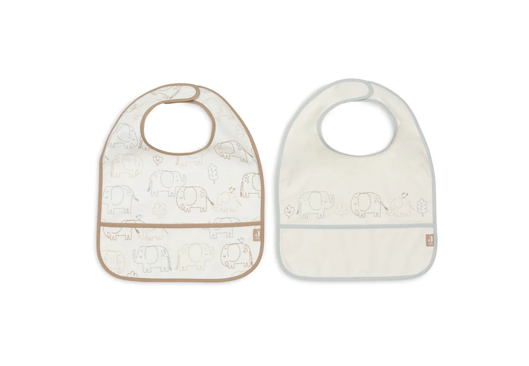 Bavoir imperméable - Elephant Tales - 2 Unités