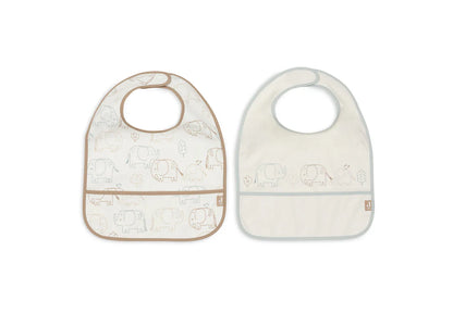 Bavoir imperméable - Elephant Tales - 2 Unités